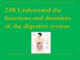 2.08 Understand the functions and disorders of the digestive system PowerPoint PPT Presentation