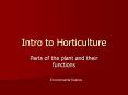 Intro to Horticulture PowerPoint PPT Presentation