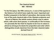 The Classical Period 480 