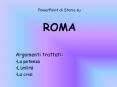 PowerPoint di Storia su ROMA PowerPoint PPT Presentation