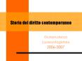 Storia del diritto contemporaneo PowerPoint PPT Presentation
