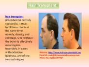 hair transplant