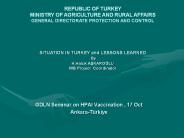 GDLN Seminar on HPAI Vaccination , 17 Oct