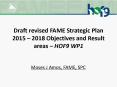 Draft revised FAME Strategic Plan 2015  PowerPoint PPT Presentation