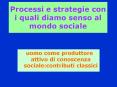 Processi e strategie con i quali diamo senso al mondo sociale PowerPoint PPT Presentation