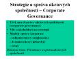Strategie a spr PowerPoint PPT Presentation