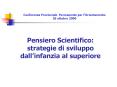 Pensiero Scientifico: strategie di sviluppo dall PowerPoint PPT Presentation