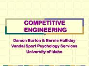 COMPETITIVE ENGINEERING