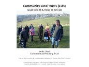 Community Land Trusts (CLTs) Qualities of