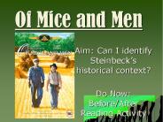 Of Mice and Men