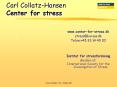 Carl Collatz-Hansen Center for stress PowerPoint PPT Presentation