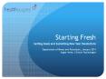 Starting Fresh PowerPoint PPT Presentation