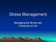 Stress%20Management PowerPoint PPT Presentation