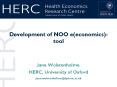 Development of NOO e(economics)-tool PowerPoint PPT Presentation