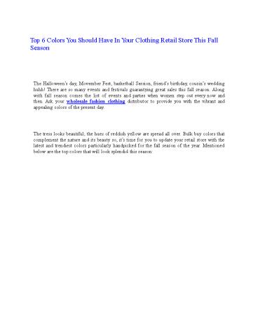 Top 5 Sourcing Cost Tips For Clothing Wholesalers!