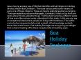 Goa Holiday Packages PowerPoint PPT Presentation