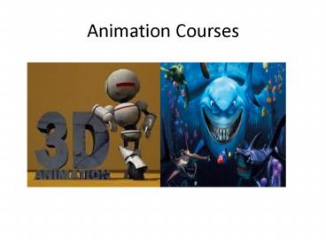 animation courses
