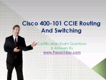 Cisco 400-101 CCIE Routing and Switching Training Guide