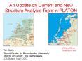 An Update on Current and New Structure Analysis Tools in PLATON PowerPoint PPT Presentation