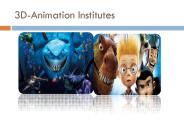 3d animation institutes