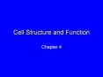 Cell Structure and Function PowerPoint PPT Presentation