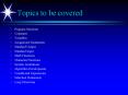 Topics to be covered PowerPoint PPT Presentation