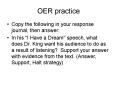 OER practice PowerPoint PPT Presentation