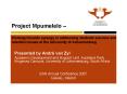 Project Mpumelelo  PowerPoint PPT Presentation