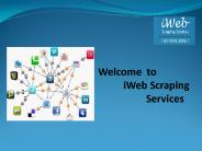 Web Scraping  Services