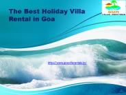 Goa Villas for Rent