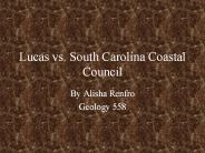 Lucas vs. South Carolina Coastal Council