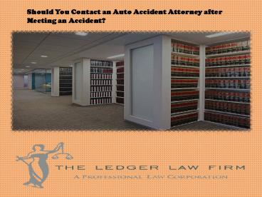 Auto Accident Attorney