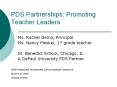PDS Partnerships: Promoting Teacher Leaders PowerPoint PPT Presentation