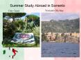 Summer Study Abroad in Sorrento PowerPoint PPT Presentation