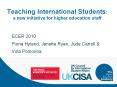 Teaching International Students: a new initiative for higher education staff PowerPoint PPT Presentation