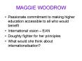 MAGGIE WOODROW PowerPoint PPT Presentation