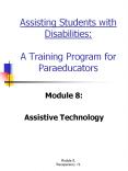 Assisting Students with Disabilities: A Training Program for Paraeducators PowerPoint PPT Presentation