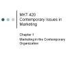 MKT 420 Contemporary Issues in Marketing PowerPoint PPT Presentation