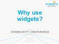 Why use widgets? PowerPoint PPT Presentation