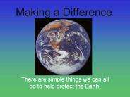 Making a Difference