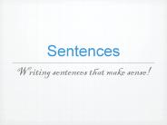 Sentences