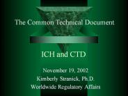 ICH and CTD