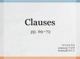 Clauses PowerPoint PPT Presentation
