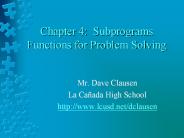 Chapter%204:%20Subprograms%20Functions%20for%20Problem%20Solving