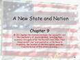 A New State and Nation PowerPoint PPT Presentation