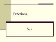 Fractions