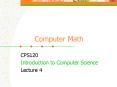 Computer Math PowerPoint PPT Presentation