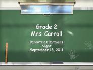 Grade 2 Mrs. Carroll