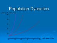 Population Dynamics