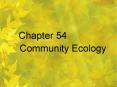 Community Ecology PowerPoint PPT Presentation